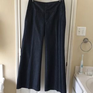 Cklass wide leg denim pants. NWOT